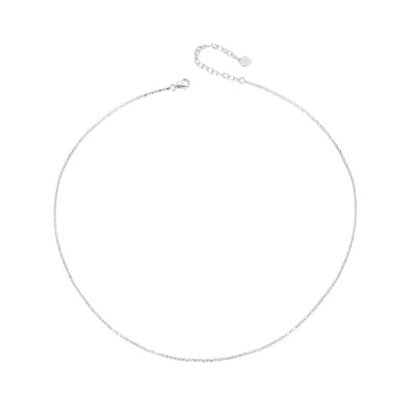 (slika za) Osnovna verižica s finimi bleščicami v stilu PANDORA - BSA006 - Slika izdelka