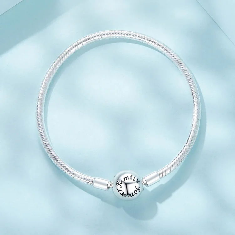 Osnovna zapestnica PANDORA Style Forever Love Snake Bone - SCB272