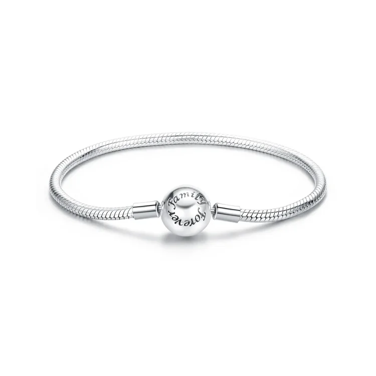 Osnovna zapestnica PANDORA Style Forever Love Snake Bone - SCB272
