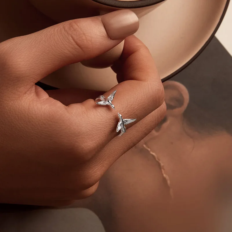 (slika za) PANDORA Style Asuka odprt prstan - SCR1006-E - Ogled 7