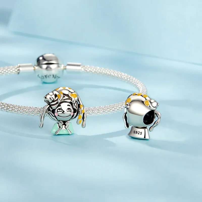 (slika za) PANDORA Style Cat Girl Beads - SCC2719 - Ogled 4