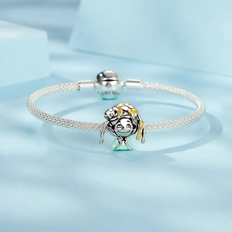 (slika za) PANDORA Style Cat Girl Beads - SCC2719 - Ogled 5