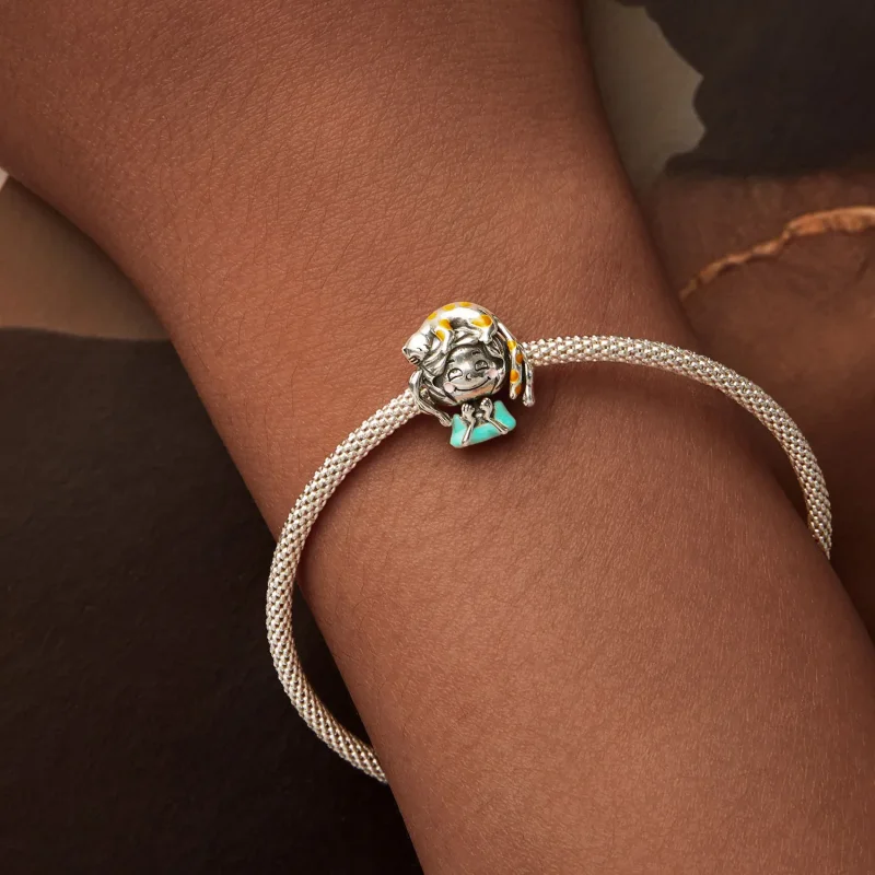 (slika za) PANDORA Style Cat Girl Beads - SCC2719 - Ogled 7