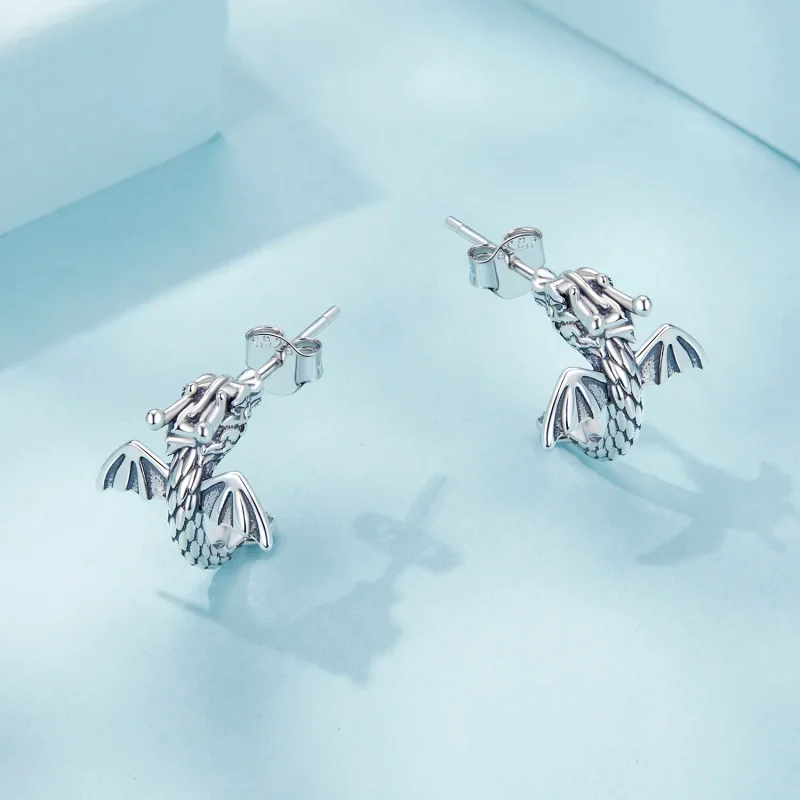 (slika za) PANDORA Style Feilong uhani - SCE1734 - Ogled 3