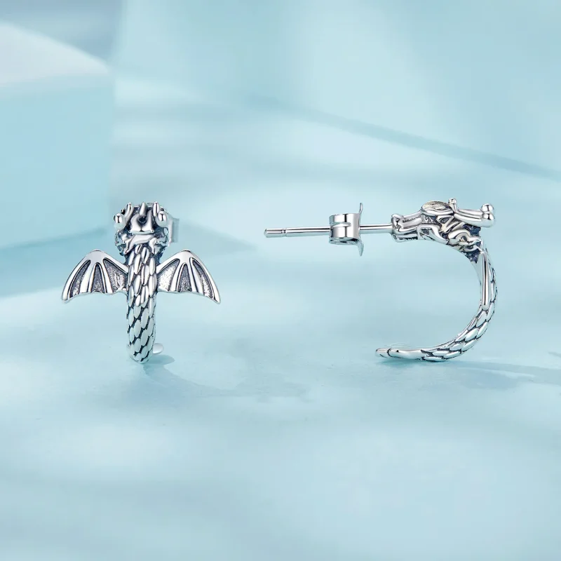 (slika za) PANDORA Style Feilong uhani - SCE1734 - Ogled 4