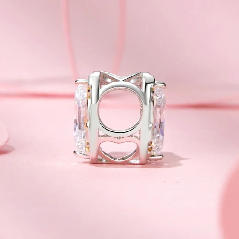 (slika za) PANDORA Style Mom's Heart Beads - BSC1002 - Ogled 3