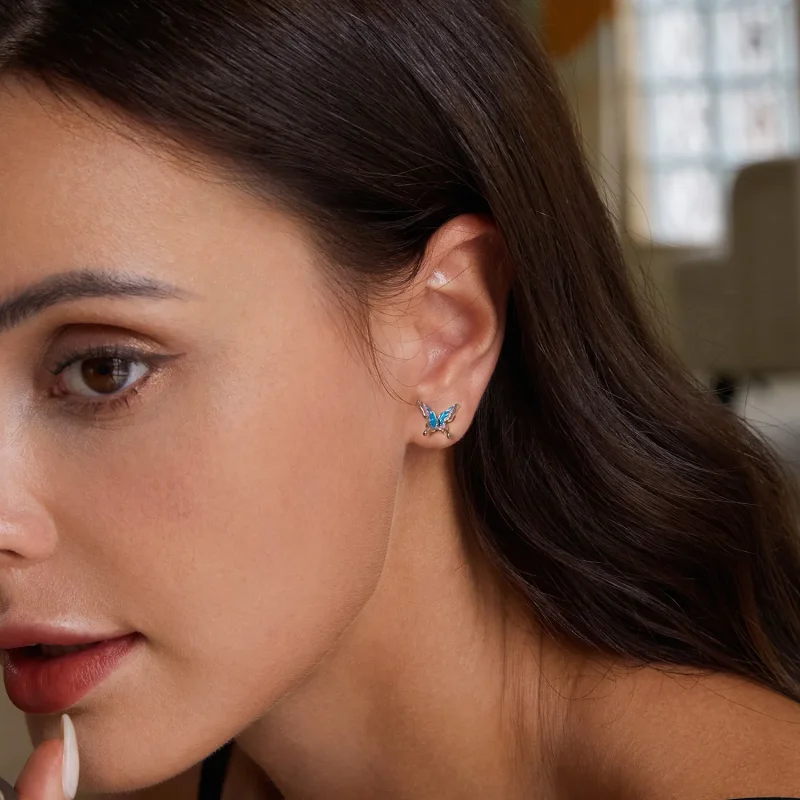 (slika za) PANDORA Style Psylocke uhani - BSE987 - Ogled 6