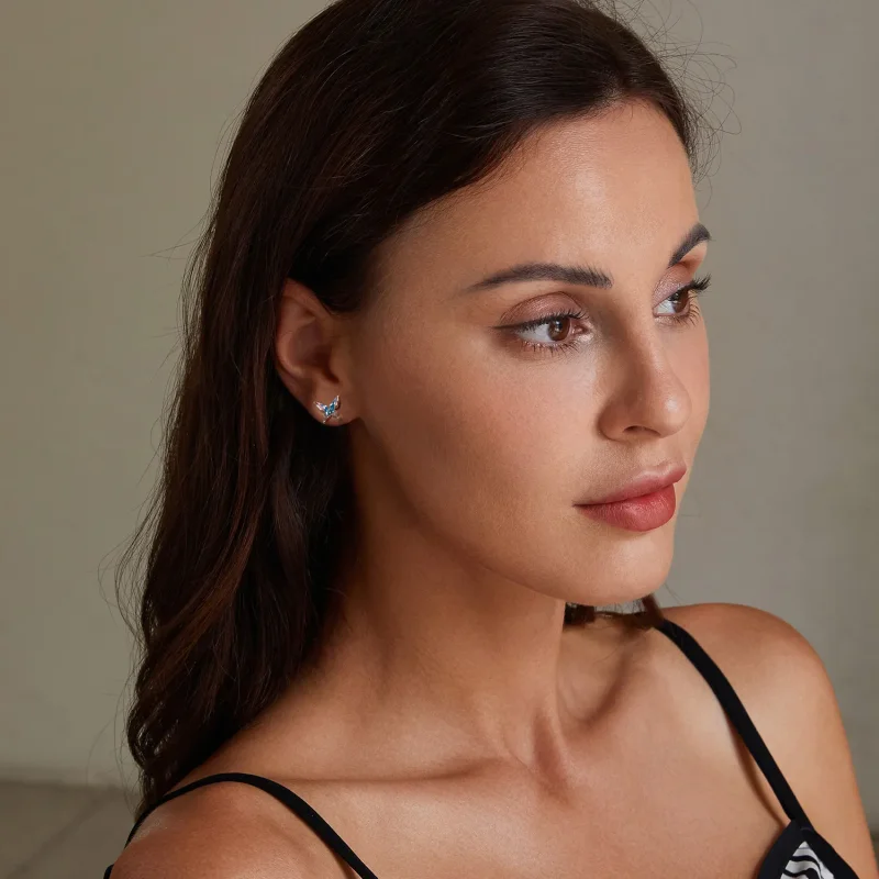 (slika za) PANDORA Style Psylocke uhani - BSE987 - Ogled 7