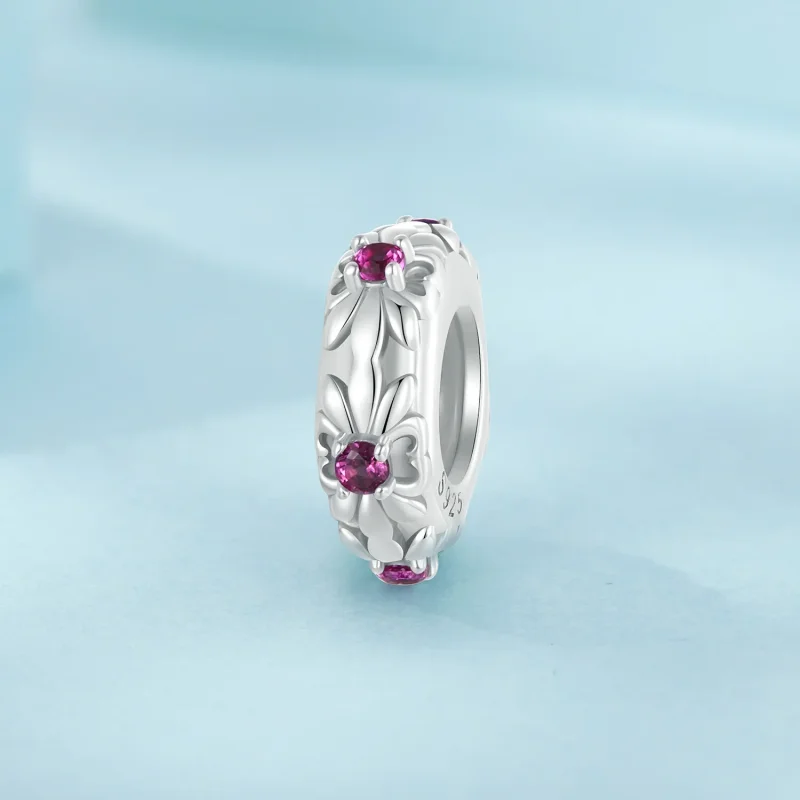(slika za) PANDORA Style Retro Iris silikonske distančne kroglice - SCC2756 - Ogled 2