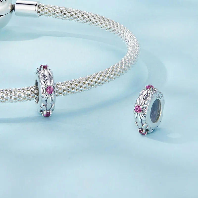 (slika za) PANDORA Style Retro Iris silikonske distančne kroglice - SCC2756 - Ogled 4