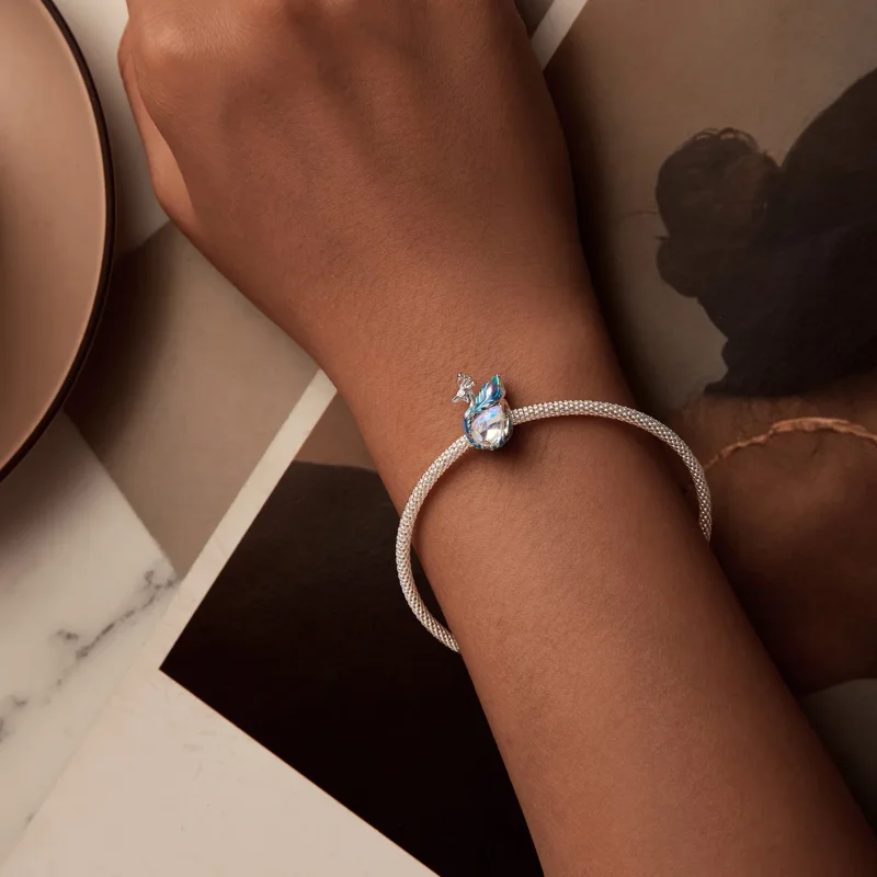 (slika za) Perle v obliki pava PANDORA - BSC979 - Ogled 6