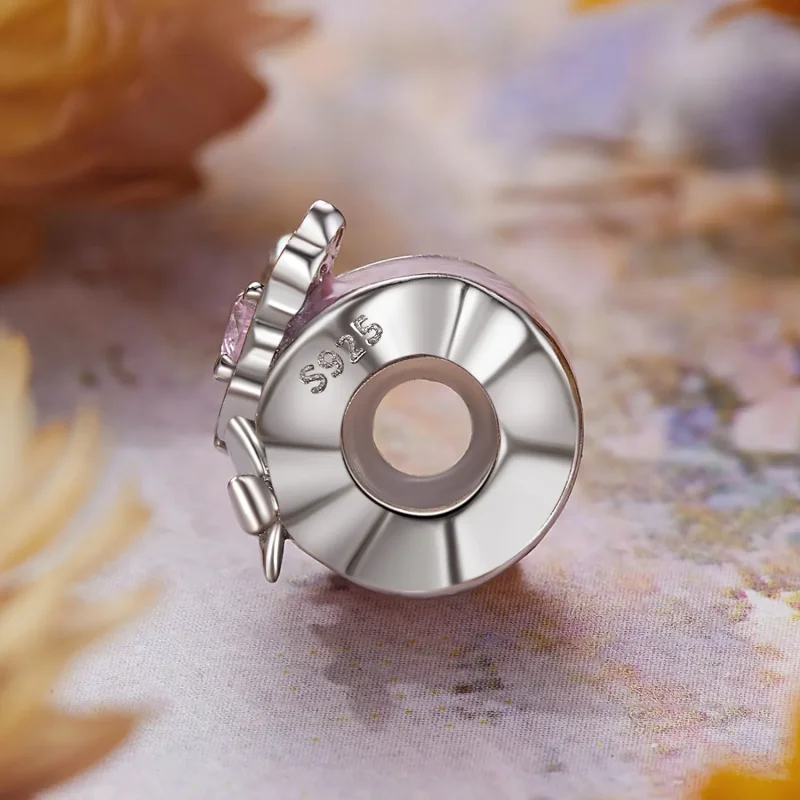 (slika za) Silikonske distančne kroglice v stilu Monet Butterfly PANDORA - BSC991 - Ogled 3