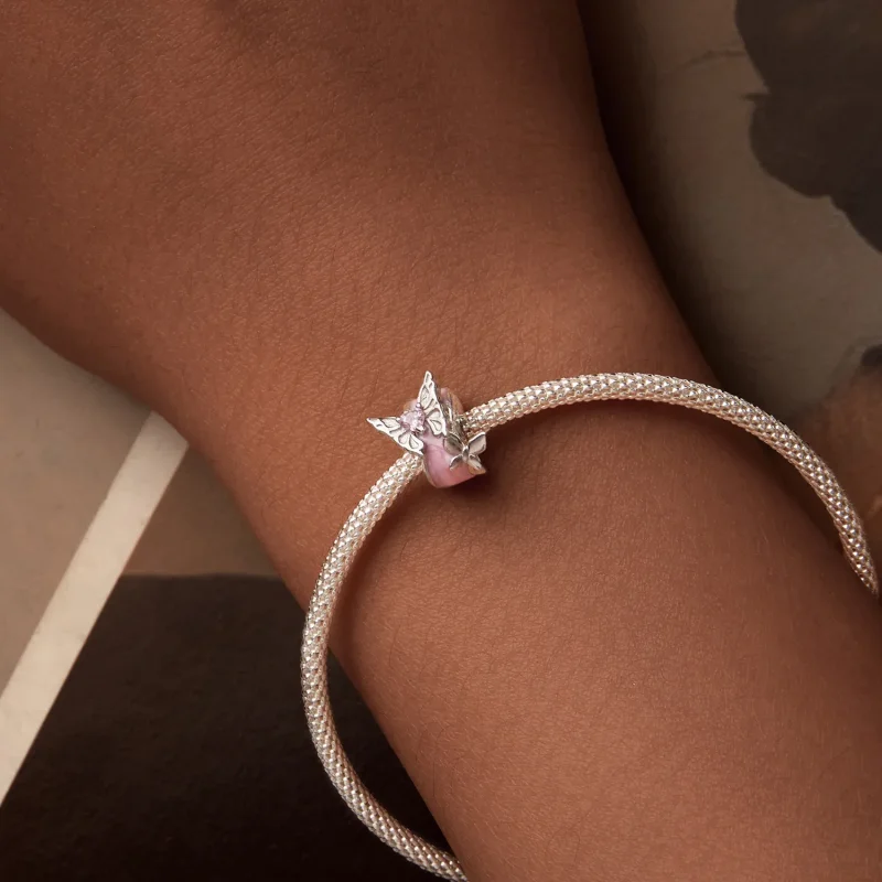 (slika za) Silikonske distančne kroglice v stilu Monet Butterfly PANDORA - BSC991 - Ogled 6