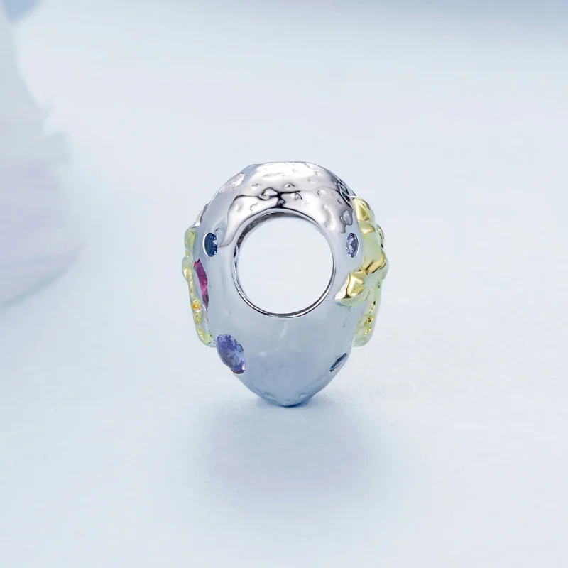 (slika za) Starodobni obesek s srcem v stilu PANDORA - BSC1006 - Ogled 3