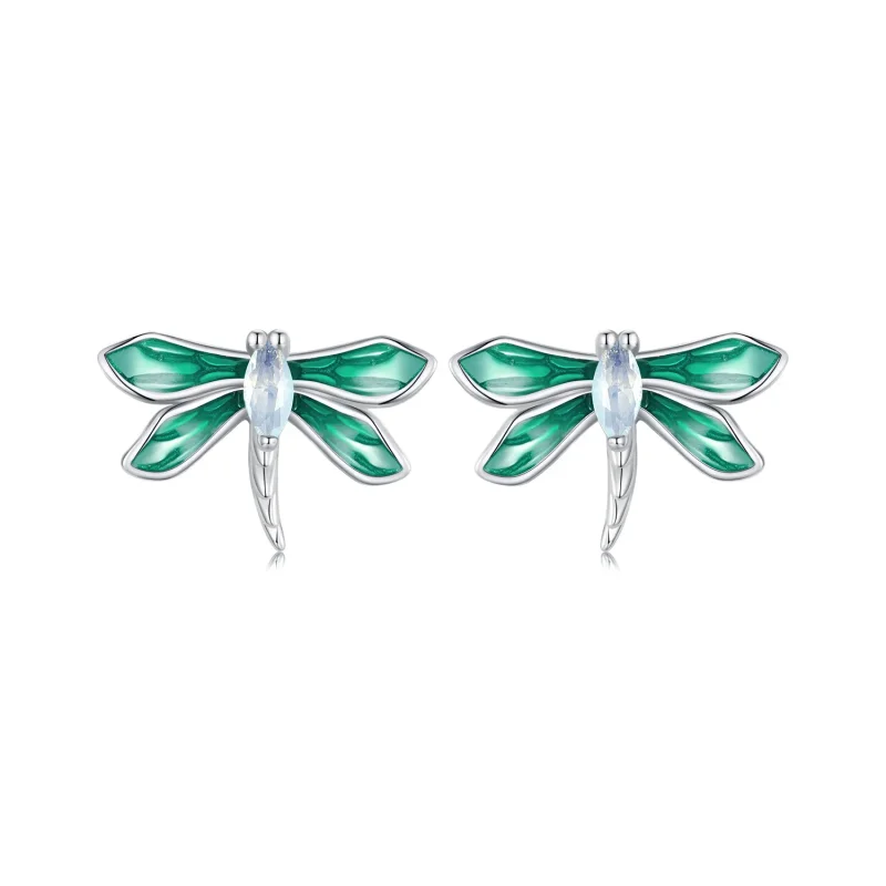 (slika za) Uhani s kačjimi pastirji v slogu PANDORA - BSE988 - Slika izdelka