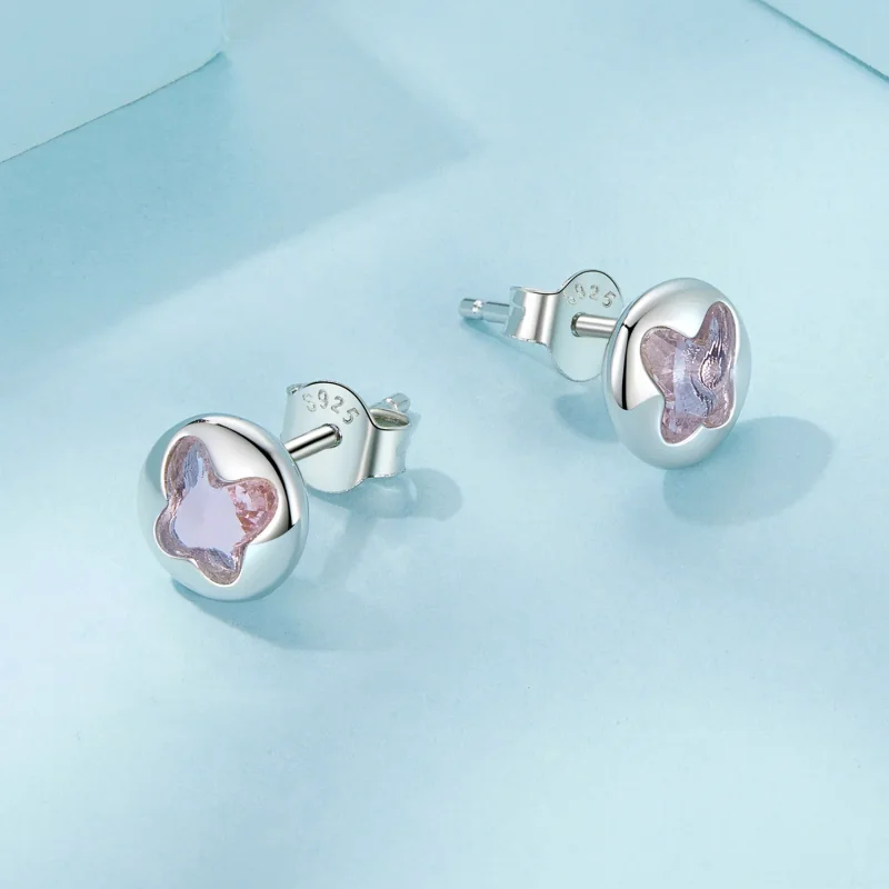 (slika za) Uhani z metulji v stilu PANDORA - SCE1730 - Ogled 3