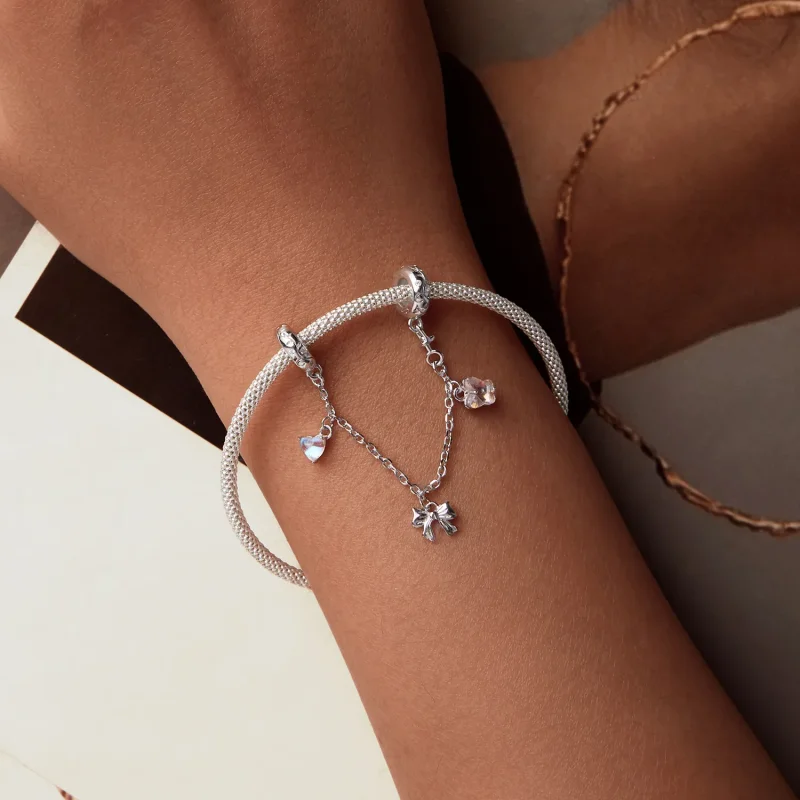 (slika za) Varnostna veriga za baletni lok v stilu PANDORA - SCC2762 - Ogled 5