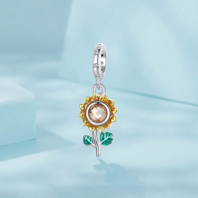 (slika za) Viseče perle sončnice v stilu PANDORA - SCX151 - Ogled 2