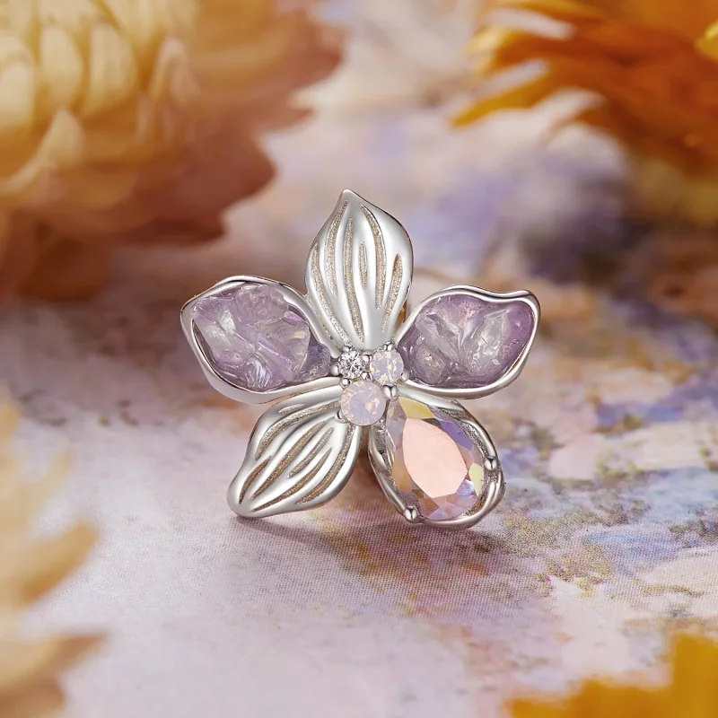 (slika za) Vrtne perle Monet v stilu PANDORA - BSC990 - Ogled 2