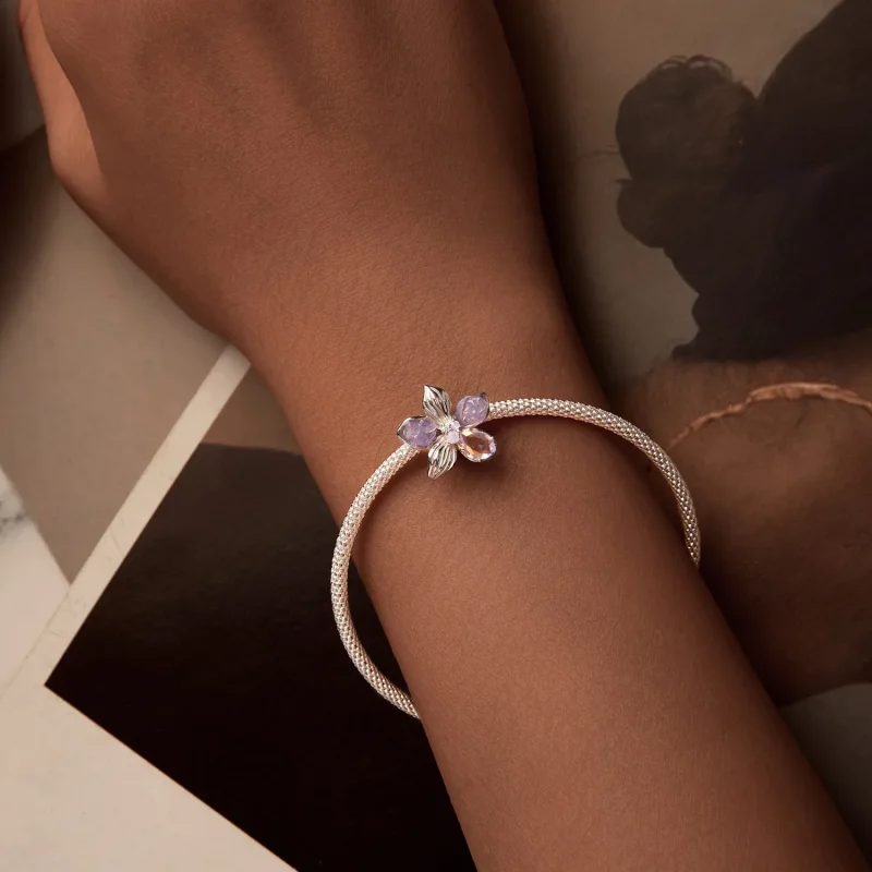 (slika za) Vrtne perle Monet v stilu PANDORA - BSC990 - Ogled 6