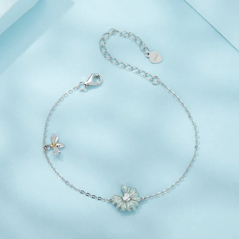 (slika za) Zapestnica s čebelicami v slogu PANDORA - SCB270 - Ogled 3