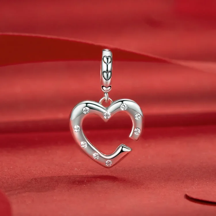 Dvojna zaponka PANDORA Style Love - SCC2773