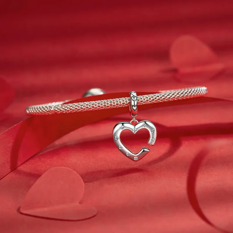 (slika za) Dvojna zaponka PANDORA Style Love - SCC2773 - Ogled 4