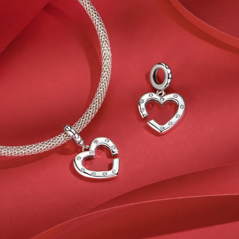 (slika za) Dvojna zaponka PANDORA Style Love - SCC2773 - Ogled 5