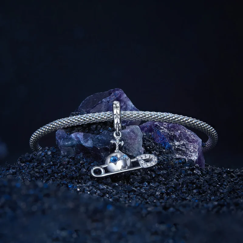 (slika za) Obesek Alien Planet v stilu PANDORA - SCC2786 - Ogled 3