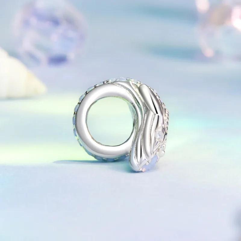 (slika za) Obesek modri kit v stilu PANDORA - BSC1015 - Ogled 3