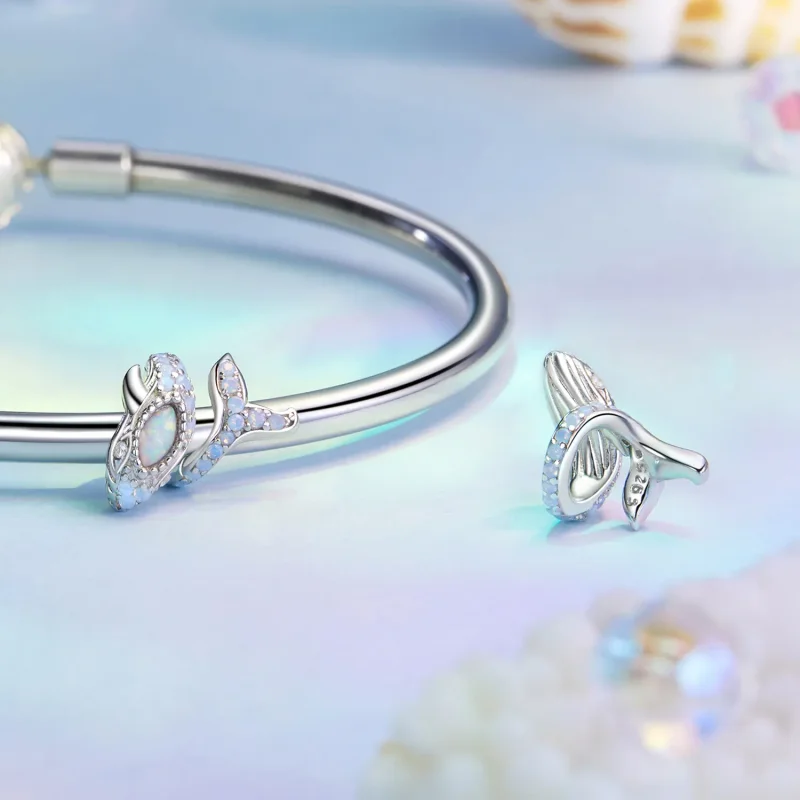 (slika za) Obesek modri kit v stilu PANDORA - BSC1015 - Ogled 4