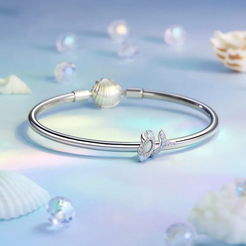 (slika za) Obesek modri kit v stilu PANDORA - BSC1015 - Ogled 5