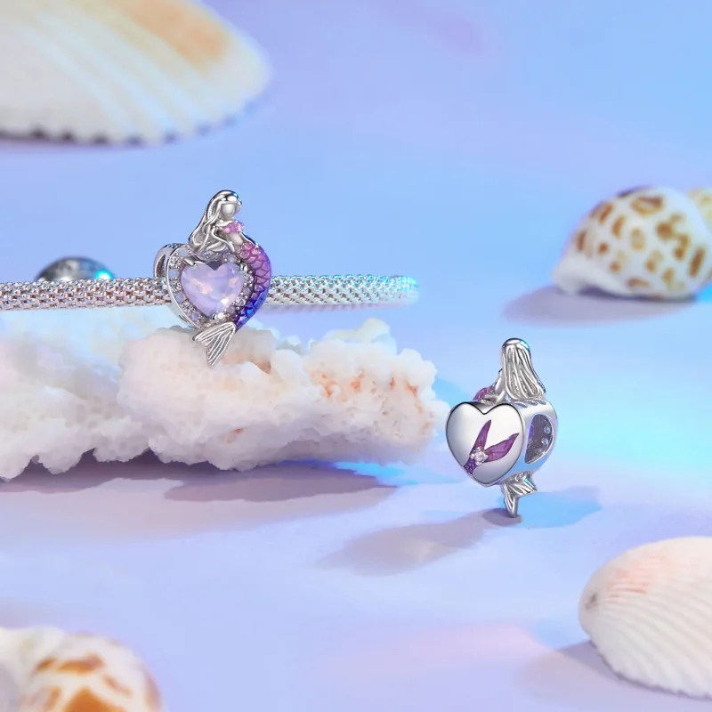 (slika za) Obesek morska deklica v stilu PANDORA - SCC2769 - Ogled 4