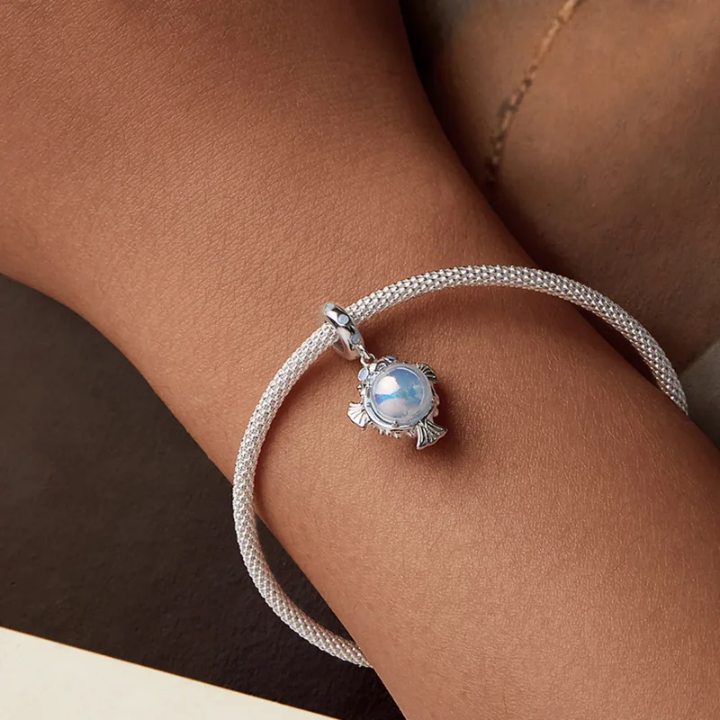 (slika za) Obesek Ocean Puffer v stilu PANDORA - SCC2798 - Ogled 7