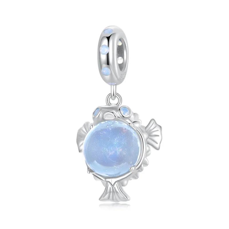 (slika za) Obesek Ocean Puffer v stilu PANDORA - SCC2798 - Slika izdelka