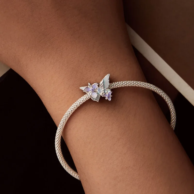 (slika za) Obesek PANDORA Style Butterfly Iris - BSC1030 - Ogled 7