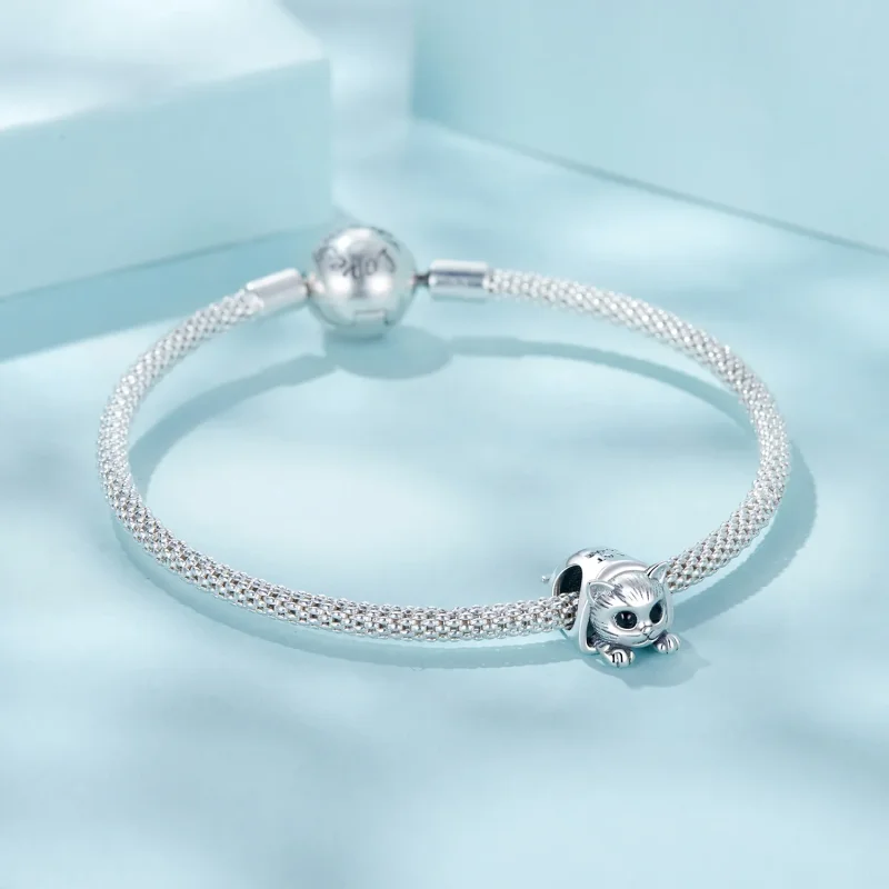 (slika za) Obesek PANDORA Style Cosy Cat House - SCC2797 - Ogled 5