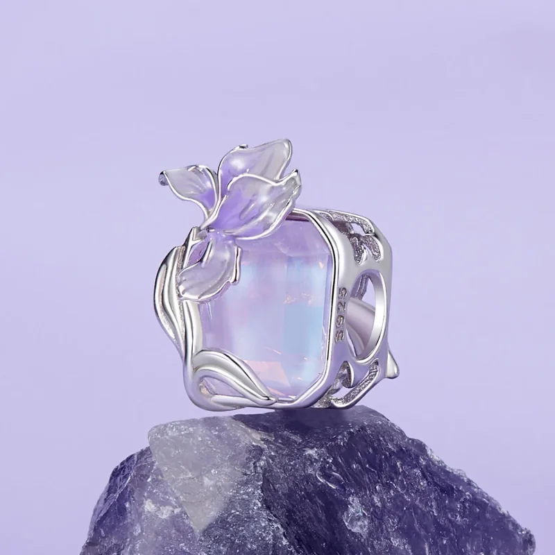 (slika za) Obesek PANDORA Style Crystal Iris - BSC1032 - Ogled 2