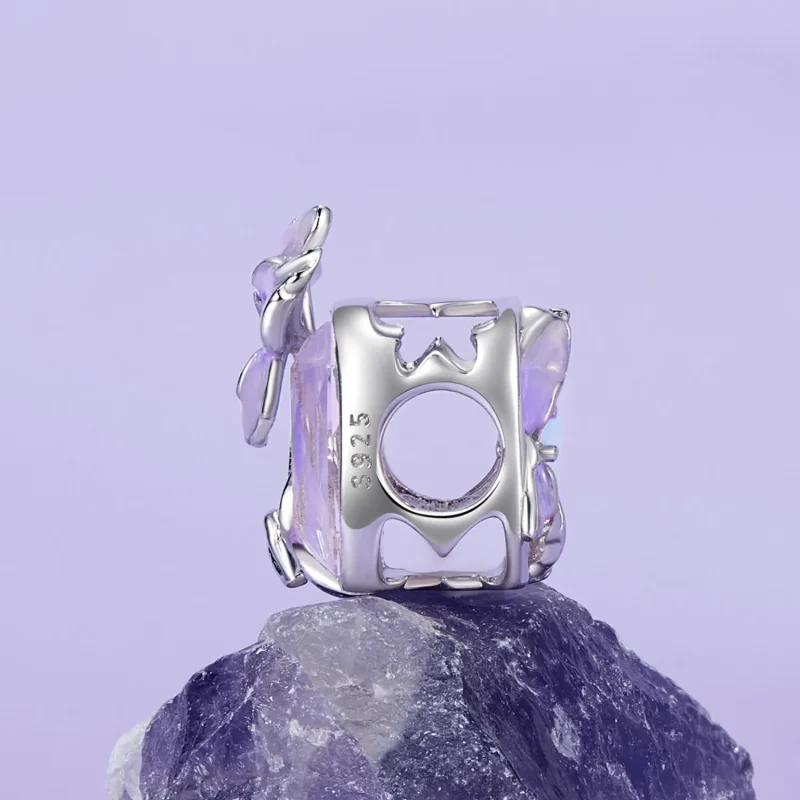 (slika za) Obesek PANDORA Style Crystal Iris - BSC1032 - Ogled 3