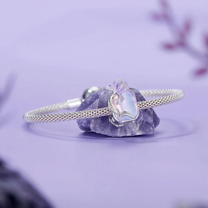 (slika za) Obesek PANDORA Style Crystal Iris - BSC1032 - Ogled 5