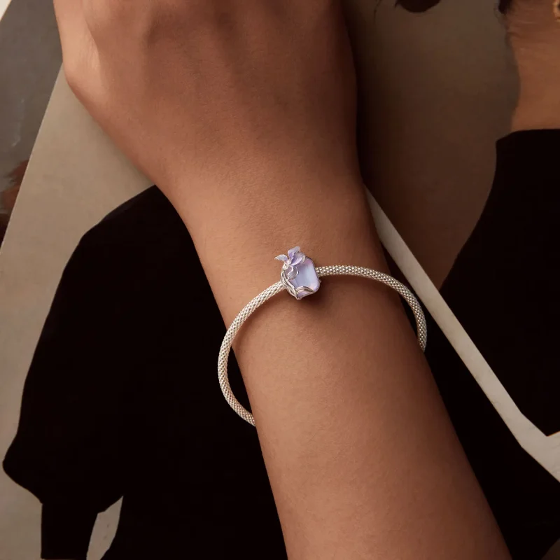 (slika za) Obesek PANDORA Style Crystal Iris - BSC1032 - Ogled 6