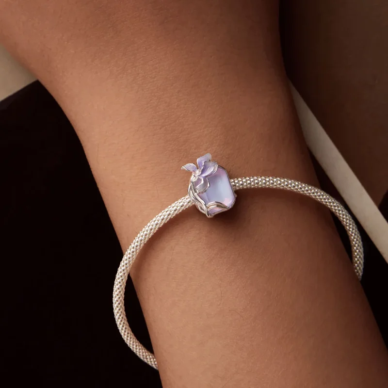 (slika za) Obesek PANDORA Style Crystal Iris - BSC1032 - Ogled 7