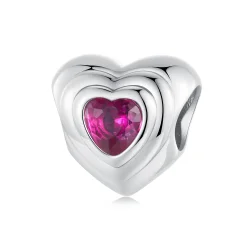 Obesek PANDORA Style Love Heart Classic Halo - SCC2776
