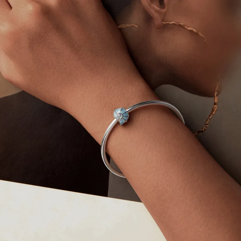 (slika za) Obesek PANDORA Style Modra školjka - BSC1018 - Ogled 6