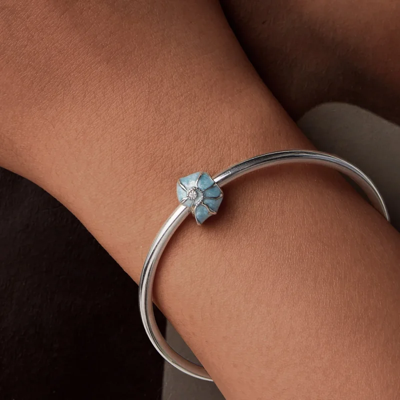 (slika za) Obesek PANDORA Style Modra školjka - BSC1018 - Ogled 7