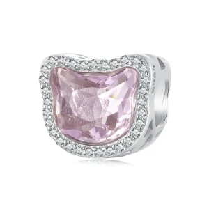 (slika za) Obesek PANDORA Style Pink Cat - BSC1020