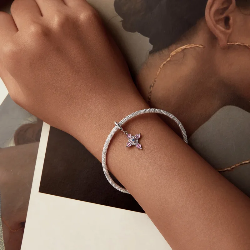 (slika za) Obesek s križem v stilu PANDORA - BSC1023 - Ogled 5