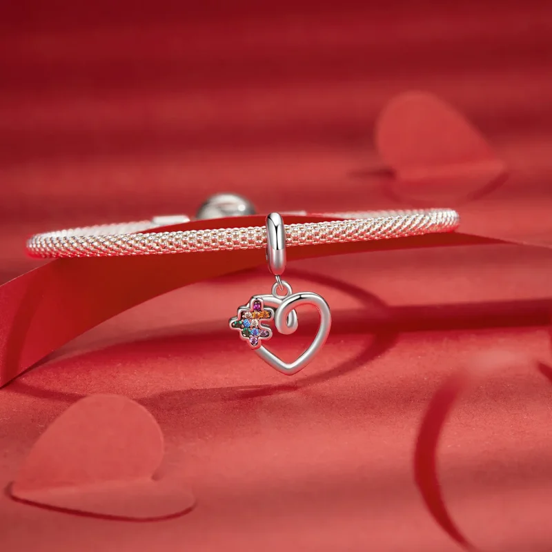 (slika za) Obesek sestavljanka PANDORA Style Heart - SCC2774 - Ogled 3
