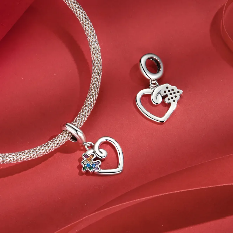 (slika za) Obesek sestavljanka PANDORA Style Heart - SCC2774 - Ogled 4