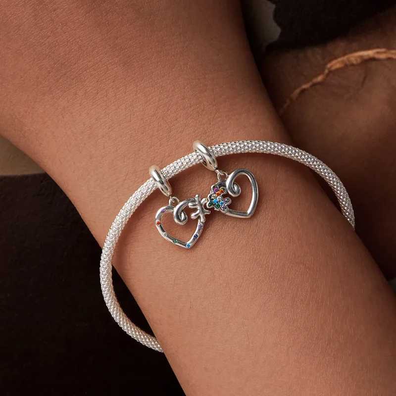 (slika za) Obesek sestavljanka PANDORA Style Heart - SCC2774 - Ogled 7